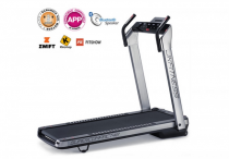 JK Fitness SuperCompact 48 Silver Salvaspazio App Zwift e Kinomap