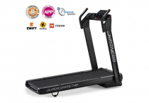 JK Fitness SuperCompact 48 Black Salvaspazio App Zwift e Kinomap